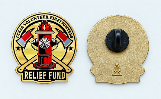 Texas Volunteer Firefighters Relief Fund Lapel Pin