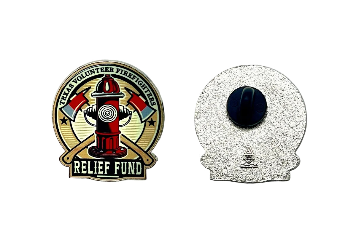Texas Volunteer Firefighters Relief Fund Lapel Pin
